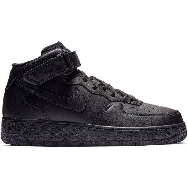 Nike Air Force 1 Mid 07 Triple Black - Pánske - Tenisky Nike - Čierne 66361239