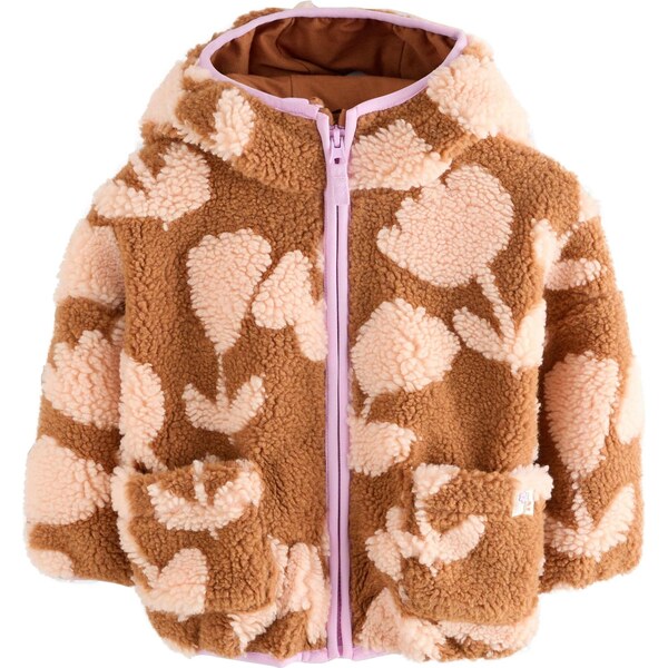 Next Flisová bunda koňaková / slivková / broskyňová 65992823