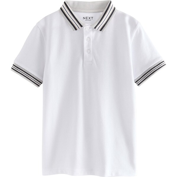 Next Tričko svetlosivá / čierna / biela 65993090