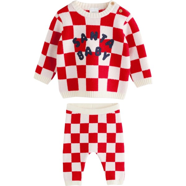 Next Set námornícka modrá / červená / biela ako vlna 65993313