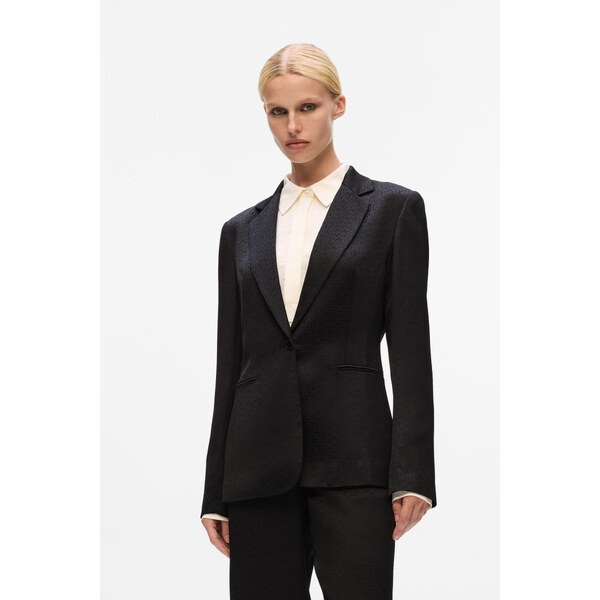 SAKO KARL LAGERFELD LOGO JACQUARD BLAZER 65992952