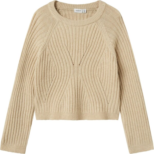 NAME IT Sveter NKFRikine béžová melírovaná 65993643