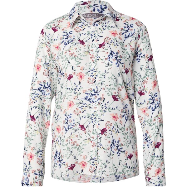 olalook Blúzka námornícka modrá / jedľová / svetločervená / biela 65993929