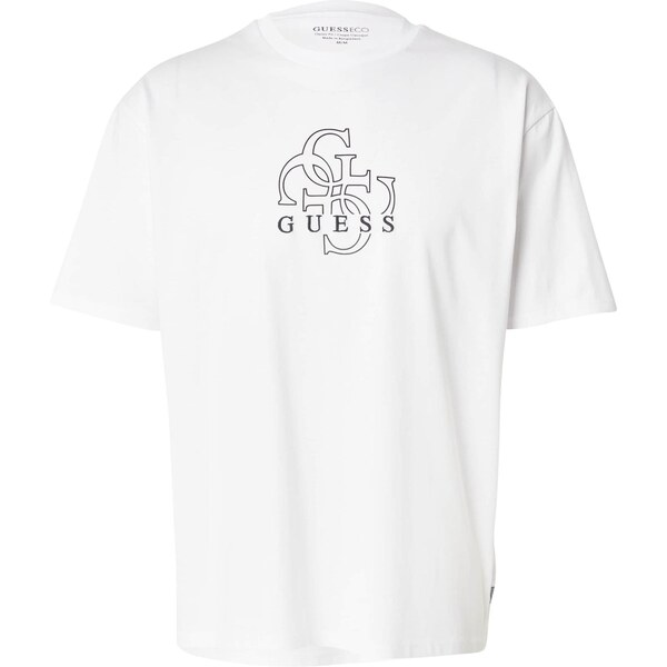 GUESS Tričko čierna / biela 65993974