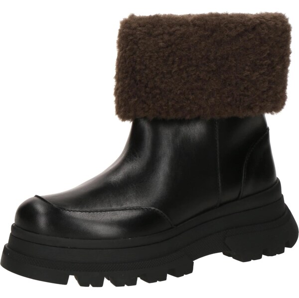 BOSS Členkové čižmy Foster tmavohnedá / čierna 65993957