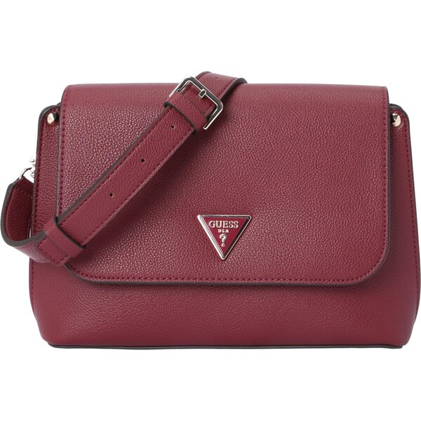 GUESS Taška cez rameno MERIDIAN II vínovo červená 65994008