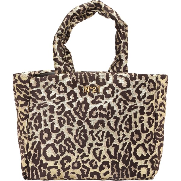 N°21 Shopper béžová / hnedá / striebornosivá 66018249