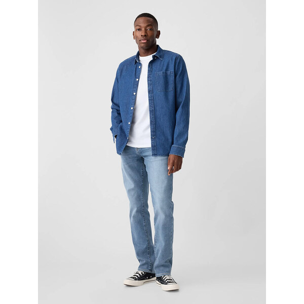 Džínsy pre mužov GAP slim Soft Gapflex 728702-00 66000875