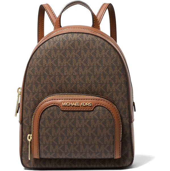 Michael Kors Batoh Jaycee Extra Small Signature Logo Backpack Brown 66600071