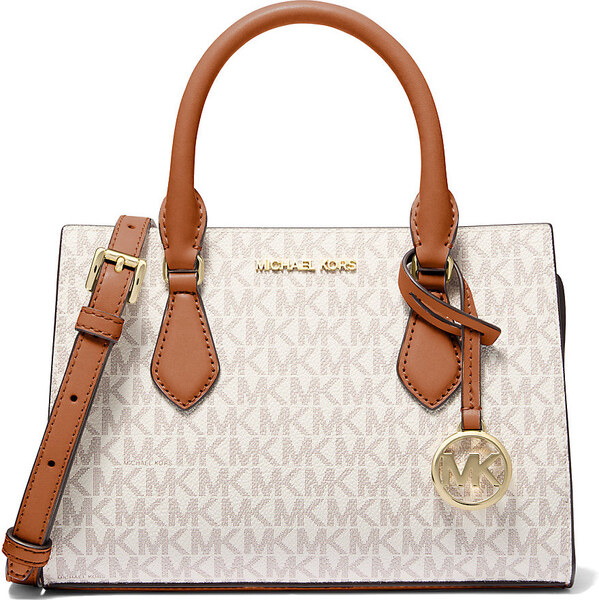 Michael Kors Kabelka Sheila Small Signature Logo Satchel Vanilla 66600082