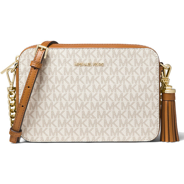 Michael Kors Kabelka Ginny Medium Logo Crossbody Bag Vanilla 66600076