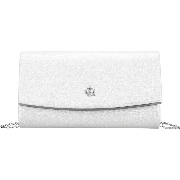 Rovicky Strieborná elegantná listová kabelka s jemným leskom R-XS028-1 66001321