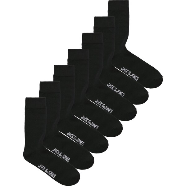 JACK & JONES Ponožky JACBLACK FRIDAY čierna / biela 66002044