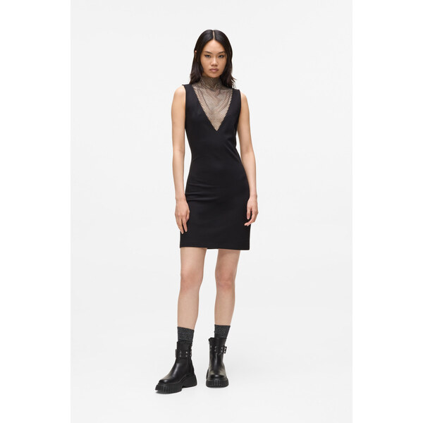 ŠATY KARL LAGERFELD JEANS KLJ CHAINMAIL DRESS 66001826
