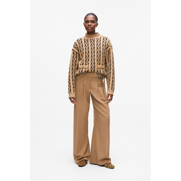 NOHAVICE KARL LAGERFELD FLANNEL EVERYDAY PANTS 66001886