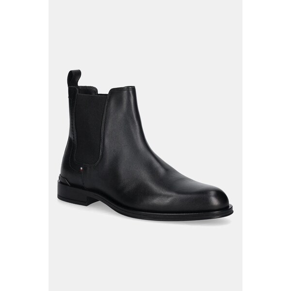 Kožené topánky chelsea Tommy Hilfiger CORPORATE HILFIGER LTH CHESLEA 66016846