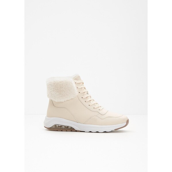 bonprix Detské vysoké tenisky, farba béžová 66006749