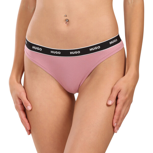 3PACK dámske tangá HUGO viacfarebné (50545680 961) 66010917