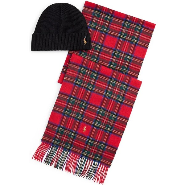 Vlnená čiapka a šál Polo Ralph Lauren 66010645