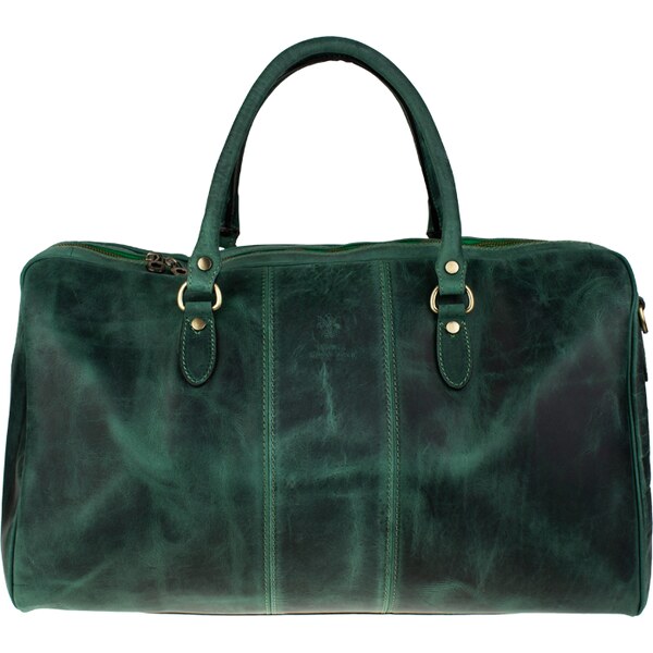 Kožená cestovná taška Galba Cerata Verde zelená NovaKabelka.sk 66010660