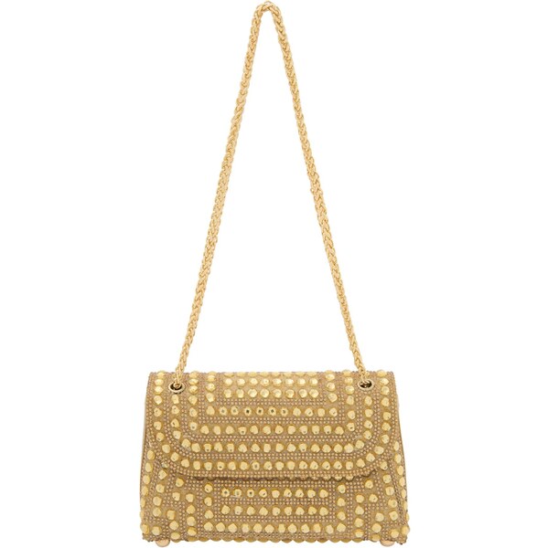 faina Listová kabelka zlatá žltá / zlatá 66141308