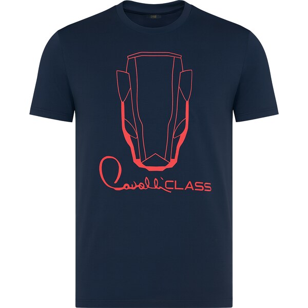 CAVALLI CLASS Panther Navy Blue tričko 63752171