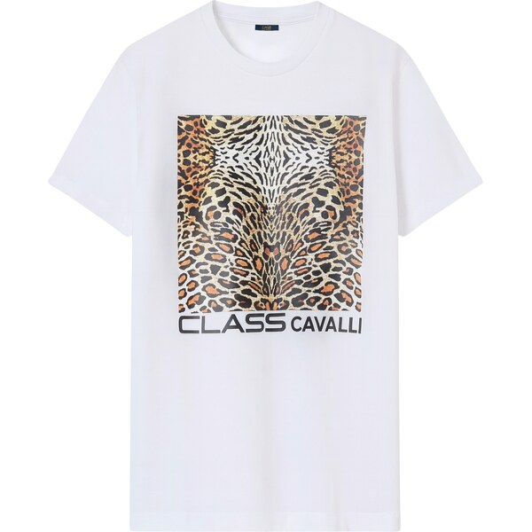 CAVALLI CLASS Cheetah White tričko 64247308
