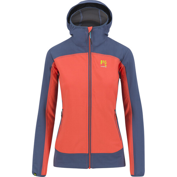 Karpos PARETE dámska bunda, Hot Coral/Vintage Indigo 66011553