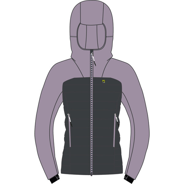 Karpos Sass Dortiga Dámska bunda, Woodl.Gray/Lavender 66011571