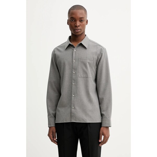 Košeľa s prímesou vlny Calvin Klein 66016844