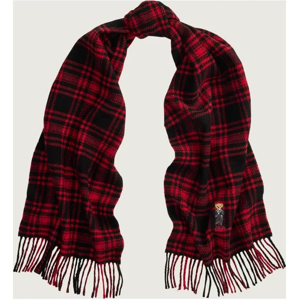 POLO RALPH LAUREN Vlnený šál TUX BEAR 66012268