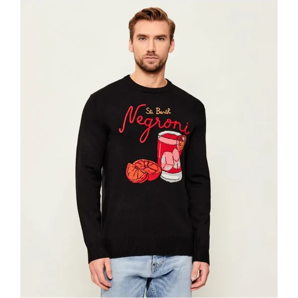 ST.Barth Sveter Heron NEGRONI | regular fit | s prímesou vlny a 65859792