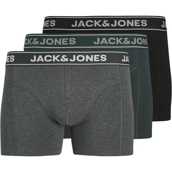 JACK & JONES Boxerky JACBLACK FRIDAY tmavosivá / sivá melírovaná / 66018121
