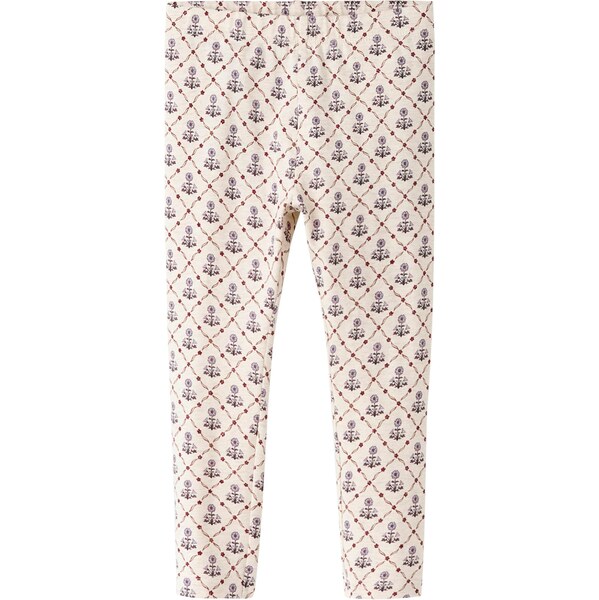 NAME IT Legíny NMFNIKALA orgovánová / červená / biela melírovaná 66018207