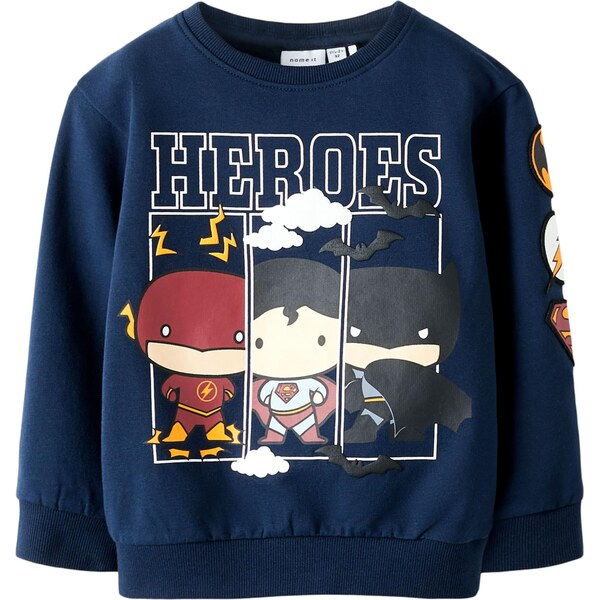 NAME IT Mikina NMMOSMUS BATMAN námornícka modrá / červená / čierna / 66018209