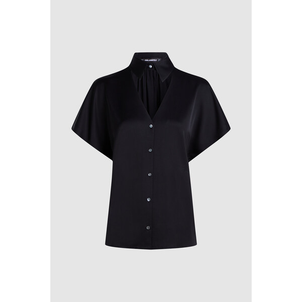 BLÚZKA KARL LAGERFELD SLEEVELESS COLLAR BLOUSE 67047585