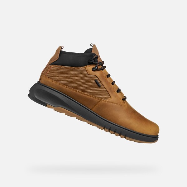 Pánska členková obuv Geox Aerantis 4X4 ABX svetlo hnedá 66019666