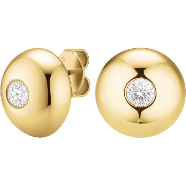 Rosefield Nadčasové pozlátené náušnice Solitaire JEBSG-J1198 66592884