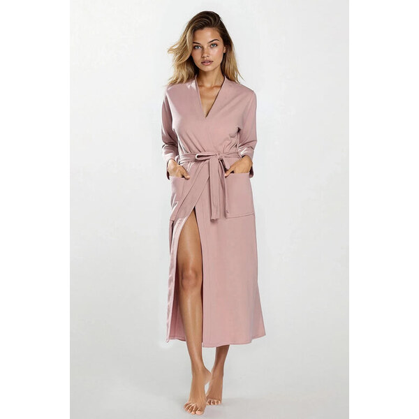 DKaren Bavlnený dámsky župan Melissa púdrový 33540517