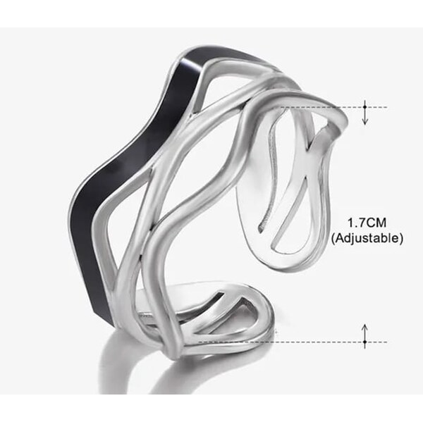 Oceľový prsteň Glare 420 66019263