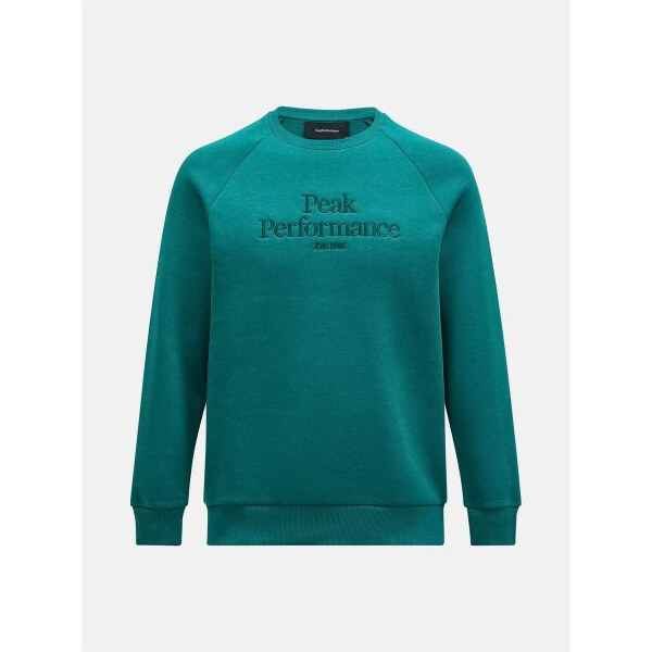 Peak Performance M Original Crew zelená mikina 66019747