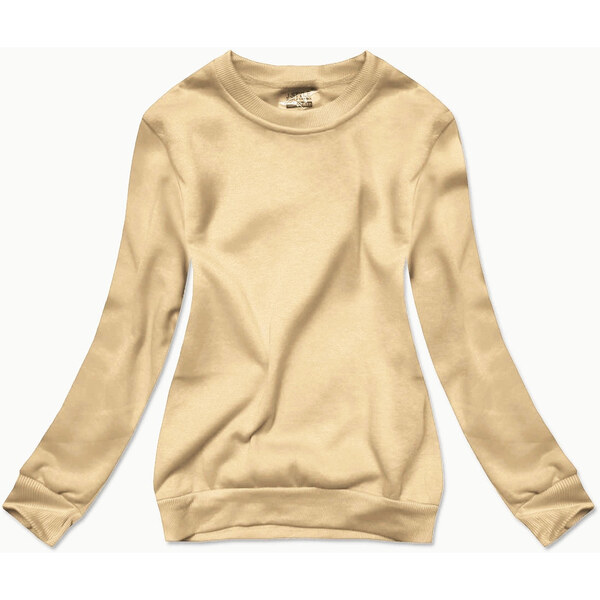 J.STYLE Svetlo béžová dámska mikina so sťahovacím lemom (W01-159) 66019981