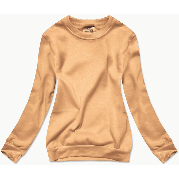 J.STYLE Dámska mikina v nahej farbe so sťahovacím lemom (W01-160) 66019982