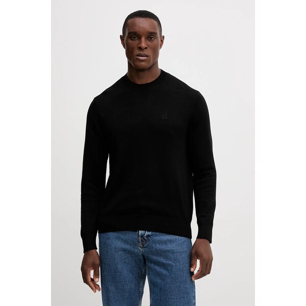 Sveter s prímesou hodvábu Armani Exchange 66021553