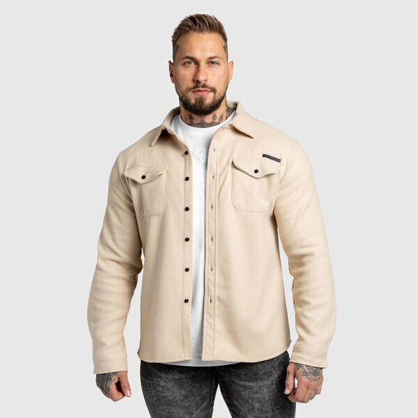 Pánska plstená košela Iron Aesthetics Felted, apricot 66021477