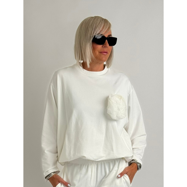 BLM Krémová mikina TERESA 66025557