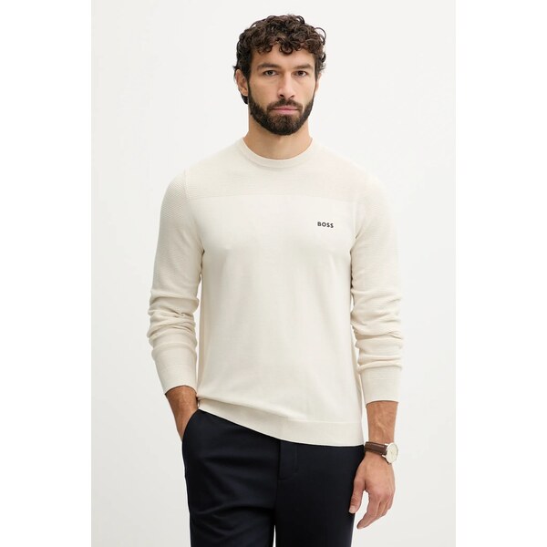 Sveter s prímesou vlny BOSS Green KN_Momentum-X CN 66021902