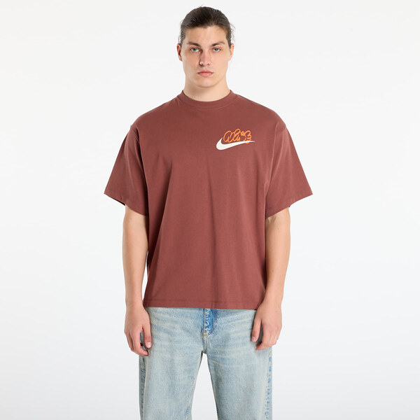Tričko Nike Solo Swoosh Mens T-Shirt Red Sepia S 65931454