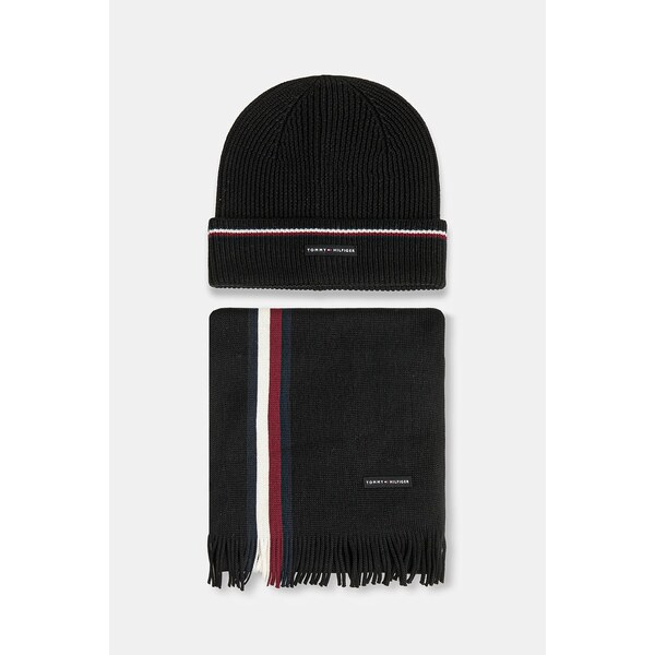 Čiapka a šál s prímesou vlny Tommy Hilfiger 66021699