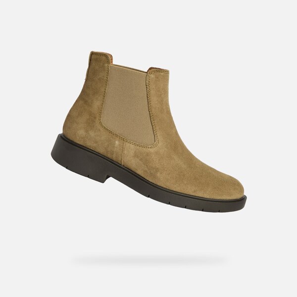 Dámska členková obuv Geox Spherica EC1 béžová 66023636